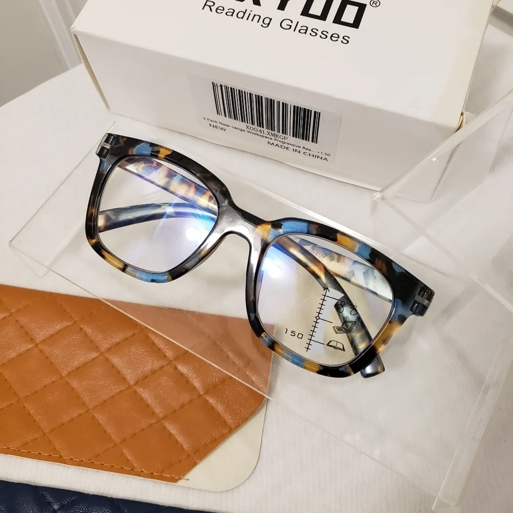 NIB ZXYOO Set Of 3 Reading Glasses 1.50 Magnification